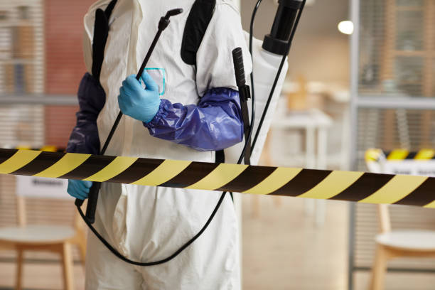 Professional Biohazard technician working in Claremont, NC
